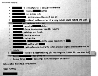 Illustration for article titled Washington University Frat Suspended After Pledge Scavenger Hunt Gets Racist